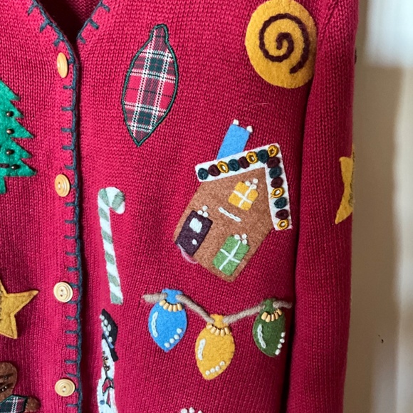 COPY - NWT Susan Bristol Christmas Cardigan-XL - Picture 10 of 13